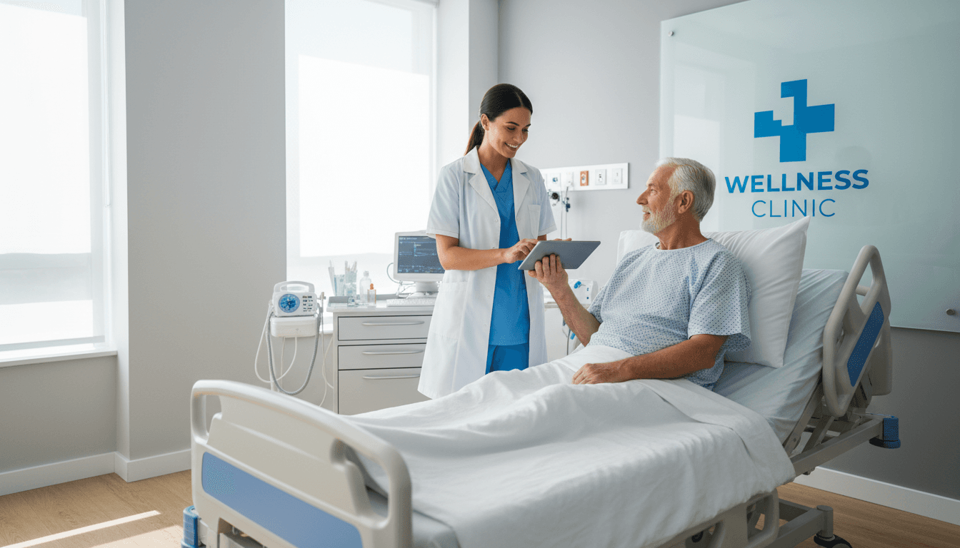 Healthcare professional delivering compassionate care to patient