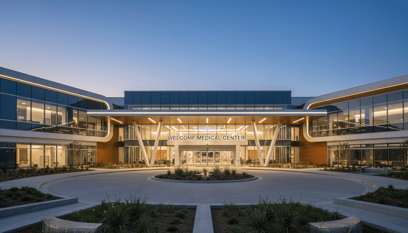 Modern BIN SAEED HOSPITAL building with professional medical facility design
